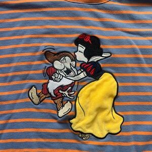 Striped Kids Shirt with Cartoon Design